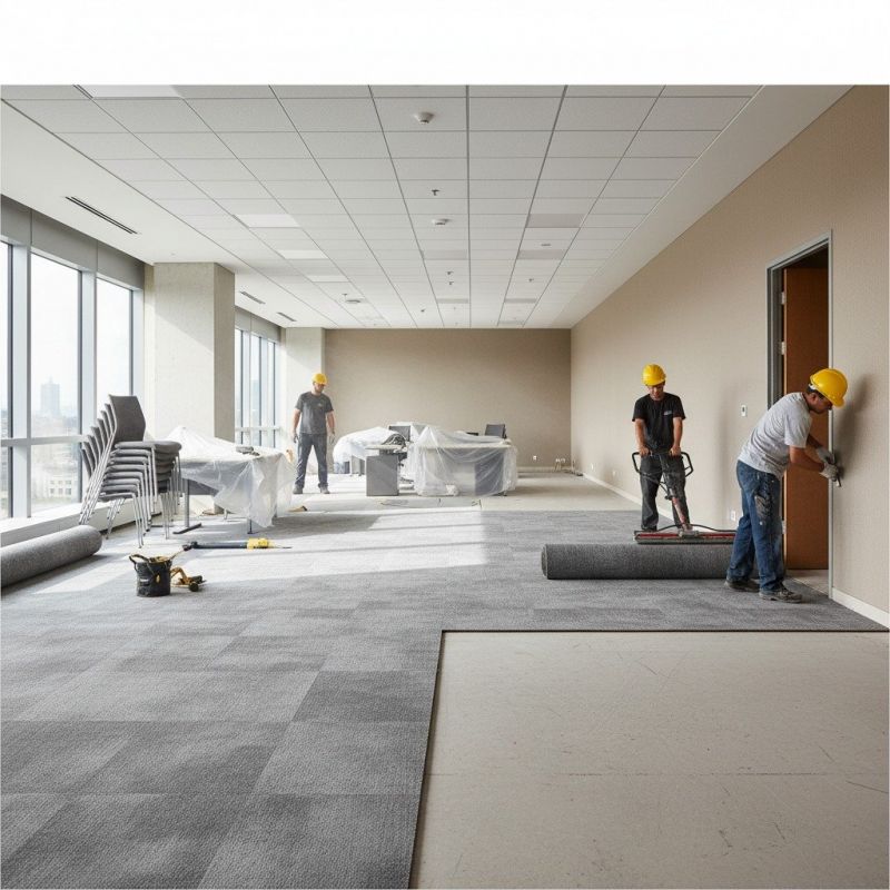 Our team working on Flooring Service projects in Groton, CT