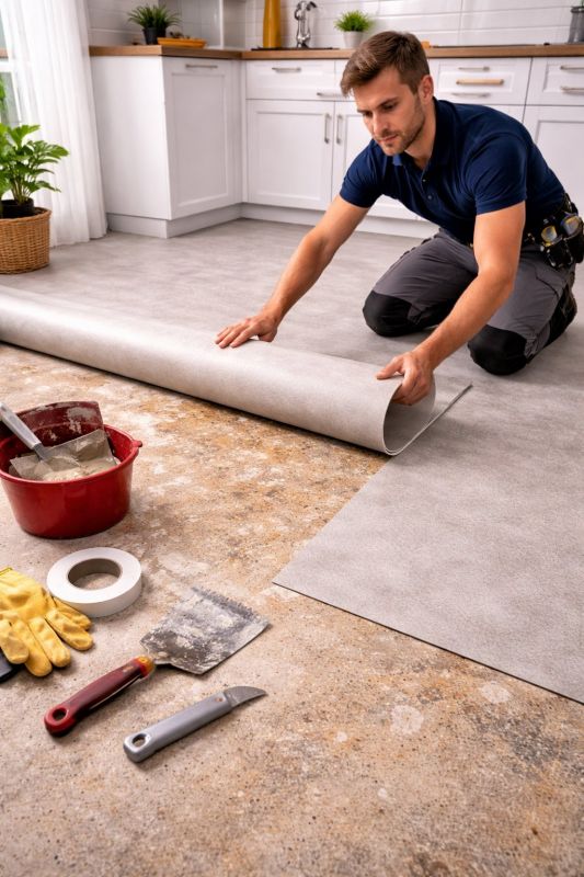 Linoleum Floor Installation in Charlestown, RI