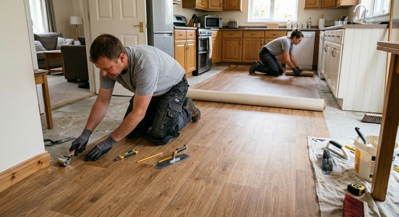 Linoleum Floor Installation in Groton, CT