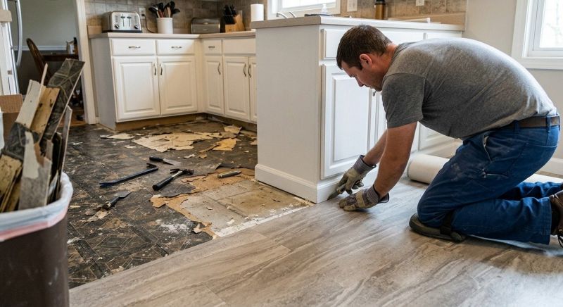 Linoleum Floor Installation in Niantic, CT