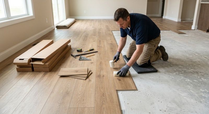 Luxury Vinyl Tile Installation in Norwich, CT