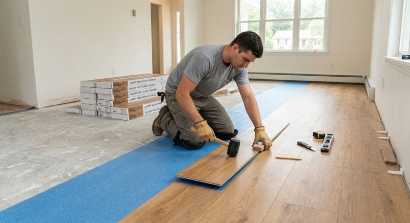 Lvt Flooring Installation in Preston, CT