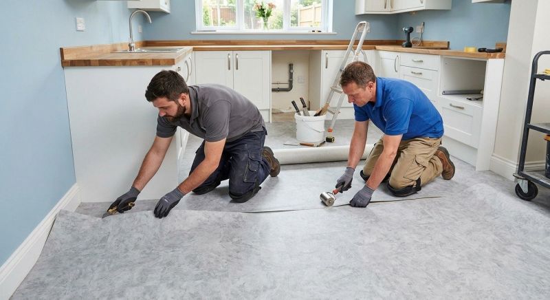 Sheet Linoleum Installation in Groton, CT