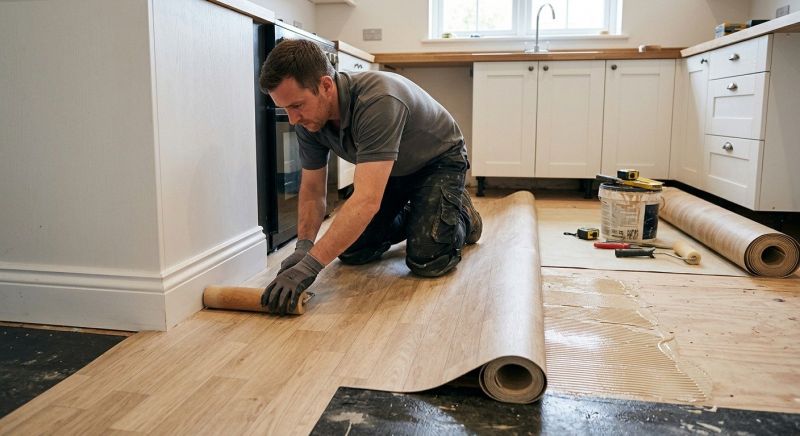 Sheet Linoleum Installation in Westbrook, CT