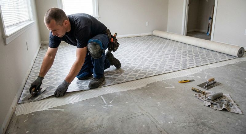 Sheet Vinyl Installation in Colchester, CT