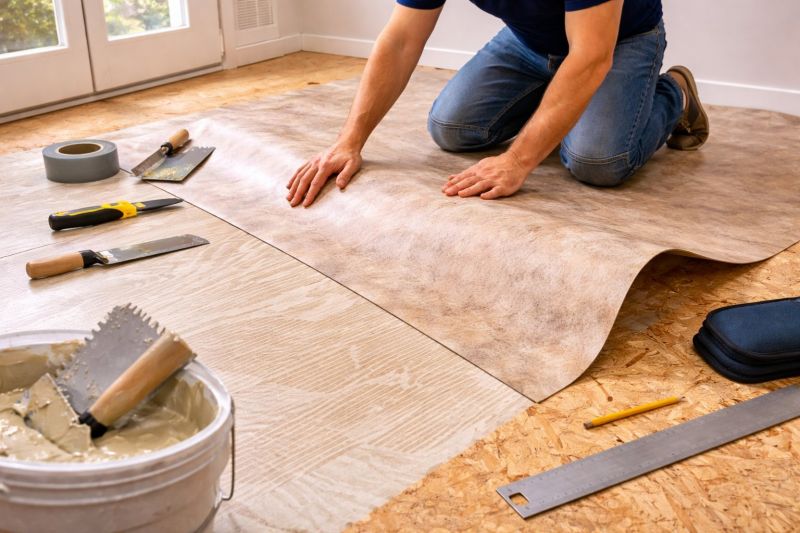 Sheet Vinyl Installation in Orient, NY