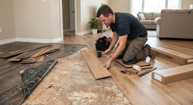 Vinyl Flooring Installation in Colchester, CT